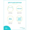 image:imageSimple Joys by Carters Girls Tank TopsGrey HeatherLight PinkWhite