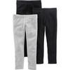 image:imageSimple Joys by Carters Girls 3 pack LeggingsBlackGrey