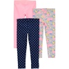 Grey Floral/Navy Dots/Pink