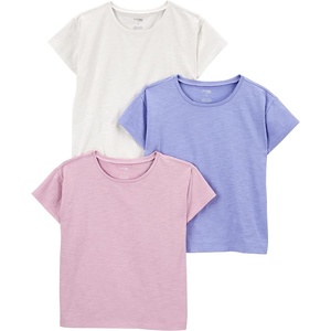 image:imageSimple Joys by Carters Baby and Toddler Girls 2Pack 4th of July TopsPurpleBlueWhite
