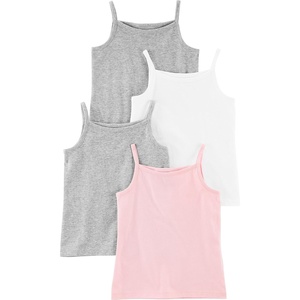 image:imageSimple Joys by Carters Girls Tank TopsGrey HeatherLight PinkWhite