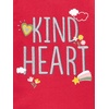 image:imageSimple Joys by Carters Baby Girls 3piece Playwear SetDark Grey FloralPink HeartsRed Text Print