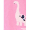 image:imageSimple Joys by Carters Girls 4 piece Playwear SetBlackNavy FloralOlivePink Dinosaur