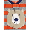 image:imageSimple Joys by Carters Baby Boys LooseFit Flame Resistant Fleece Footed PajamasBlue FoxGrey CrocodileOrange Bear