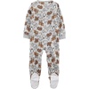 image:imageSimple Joys by Carters Baby Boys LooseFit Flame Resistant Fleece Footed PajamasBuffalo CheckPolar BearStripe