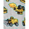 image:imageSimple Joys by Carters Baby Boys LooseFit Flame Resistant Fleece Footed PajamasGrey ConstructionNavy DinosaurOrange Stripe