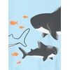 image:imageSimple Joys by Carters Baby Boys Swimsuit Trunk and Rashguard SetBlackSky Blue Whales