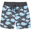 image:imageSimple Joys by Carters Baby Boys Swimsuit Trunk and Rashguard SetBlackSky Blue Whales