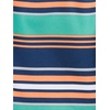 image:imageSimple Joys by Carters Baby Boys Swimsuit Trunk and Rashguard SetNavy Orange ShipsWhite Stripe