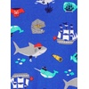image:imageSimple Joys by Carters Babys 3 pack Snug Fit Footless Cotton PajamasBlue Sea LifeNavy StripeWhite Cars