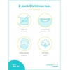 image:imageSimple Joys by Carters Unisex Baby 2Pack Holiday LongSleeve TeesRedGrey