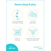 image:imageSimple Joys by Carters Baby Boys 2pack Fleece Footed Sleep and PlayBaby and Toddler SleepersBlue AlligatorWhite Giraffe