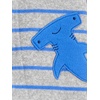 image:imageSimple Joys by Carters Baby Boys 2pack Fleece Footed Sleep and PlayBaby and Toddler SleepersBlue DinosaurGrey Stripe