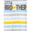 image:imageSimple Joys by Carters Baby Boys 2pack Fleece Footed Sleep and PlayBaby and Toddler SleepersLight Blue DogsWhite Stripe