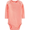 image:imageSimple Joys by Carters Baby Girls 5pack Longsleeve BodysuitGreyMint GreenNavyPeachPink