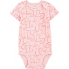 image:imageSimple Joys by Carters Baby Girls 6 Pack Short Sleeve BodysuitMulticolorCatDotsFloral