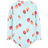image:imageSimple Joys by Carters Baby Girls Long Sleeve Zipper One Piece SwimsuitBlue Strawberries