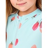 image:imageSimple Joys by Carters Baby Girls Long Sleeve Zipper One Piece SwimsuitBlue Strawberry