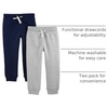image:imageSimple Joys by Carters Boys 2Pack Pullon Fleece PantsGrey HeatherNavy