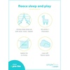 image:imageSimple Joys by Carters babyboys 2way Zip Thermal Footed Sleep and Play Pack of 2Blue StripeWhite Sharks