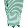 image:imageSimple Joys by Carters babyboys 2way Zip Thermal Footed Sleep and Play Pack of 2Dark Grey DinosaurMint Green Stripe