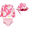 image:imageSimple Joys by Carters Baby Girls 3Piece Assorted Rashguard SetsPink Floral
