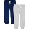 image:imageSimple Joys by Carters Boys 2Pack Pullon Fleece PantsGrey HeatherNavy