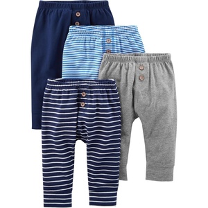 image:imageSimple Joys by Carters Baby 4Pack Neutral PantBlueGrey HeatherNavyStripe
