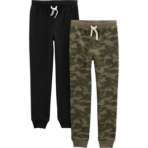 image:imageSimple Joys by Carters Boys 2Pack Pullon Fleece PantsBlackGreen Camo